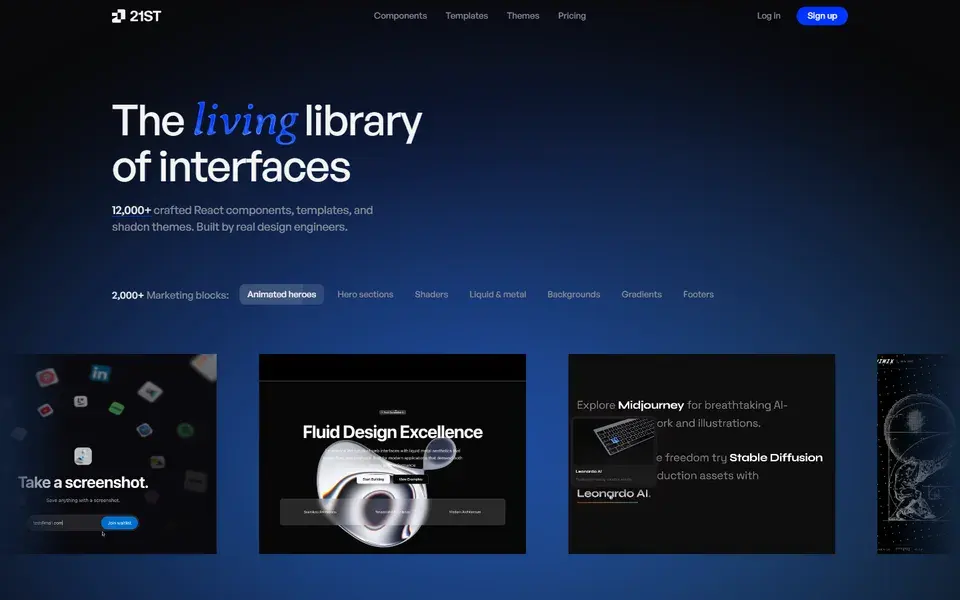 21St website preview