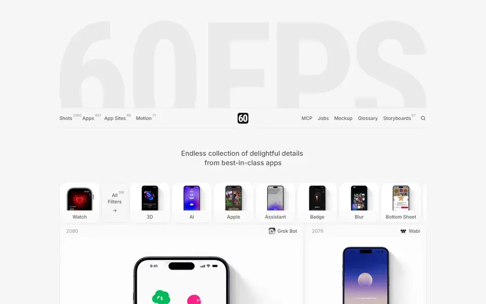 60Fps website preview