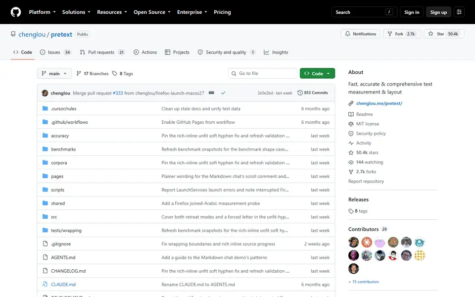chenglou/pretext website preview