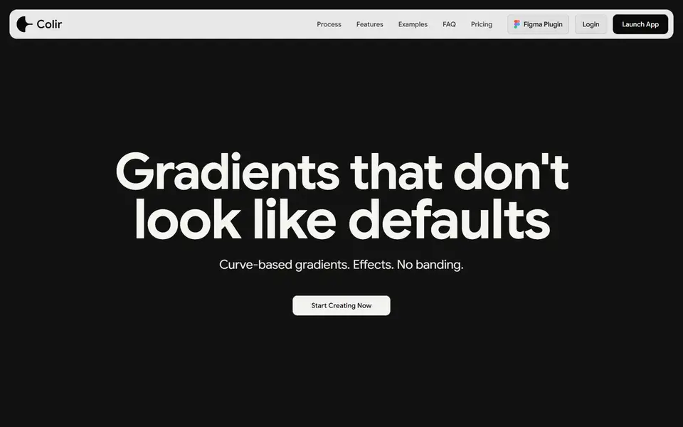 Colir website preview