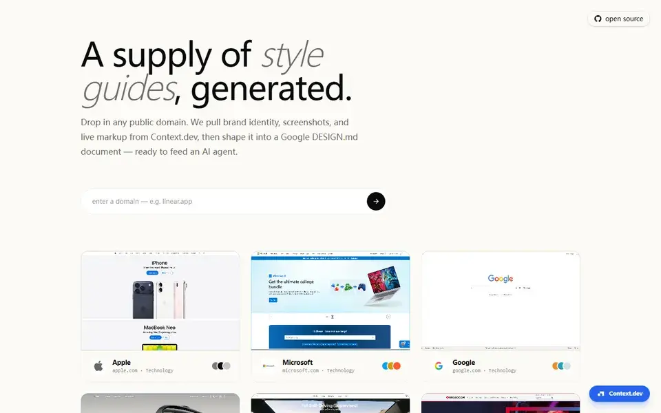 Designmd Supply website preview
