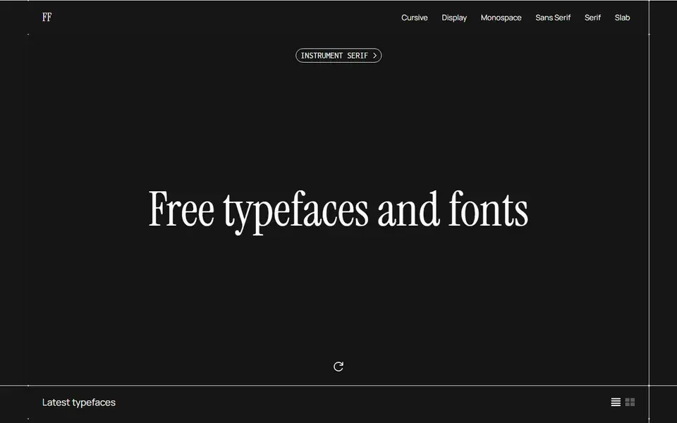 Free Faces website preview