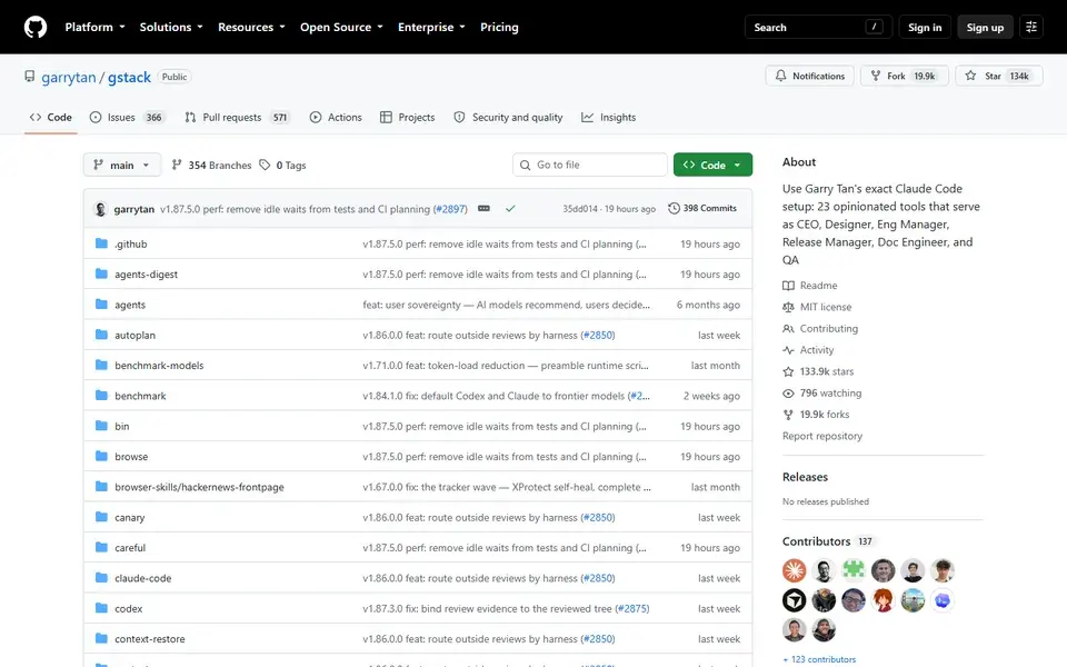 garrytan/gstack website preview