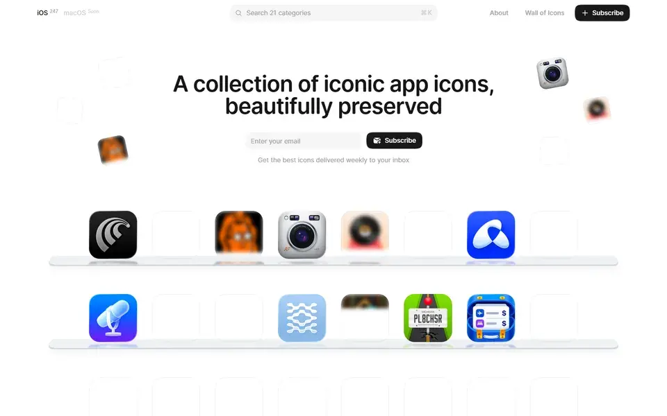 Icon Museum website preview