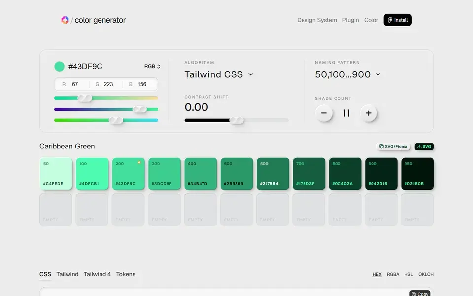 Kigen website preview