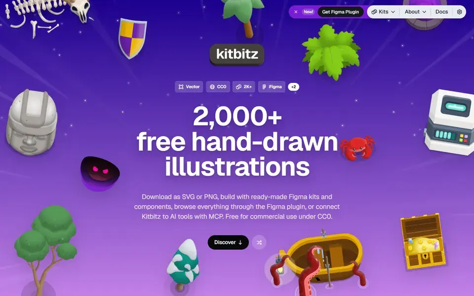 Kitbitz website preview