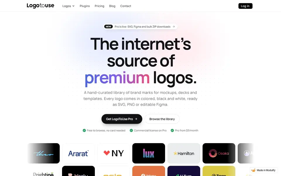 Logo To Use website preview