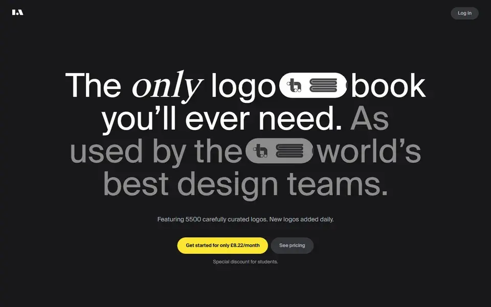 LogoArchive website preview