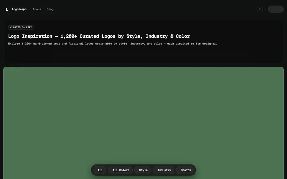 Logoinspo website preview