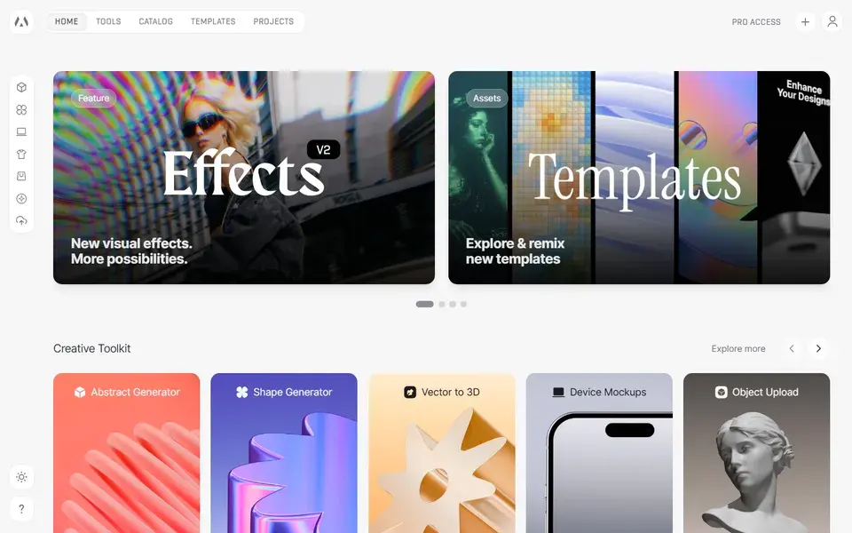 Morflax Studio website preview