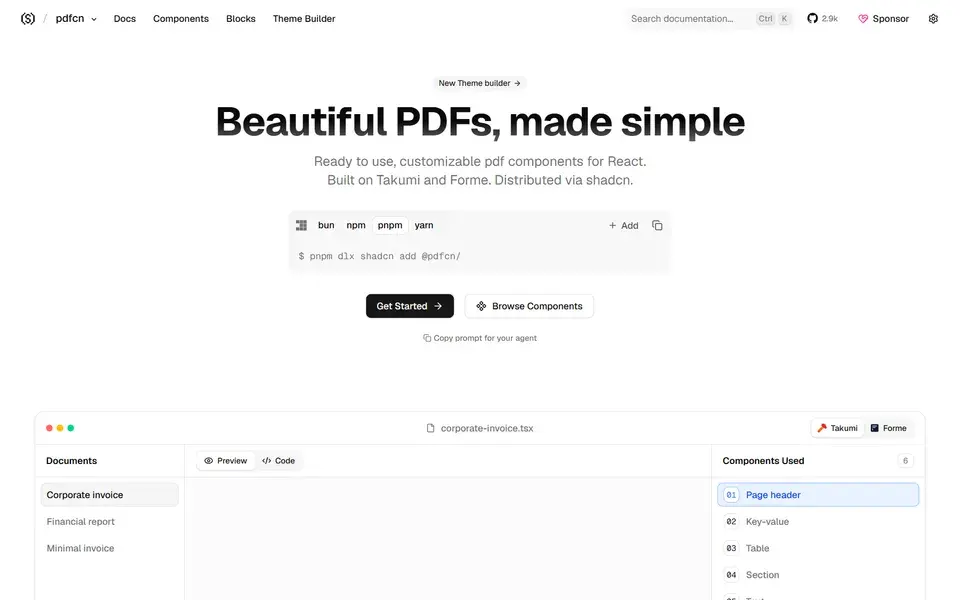 PDFCN website preview