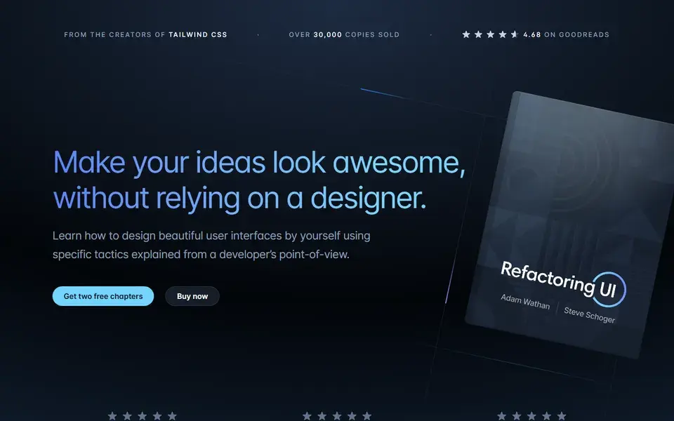 Refactoring UI website preview