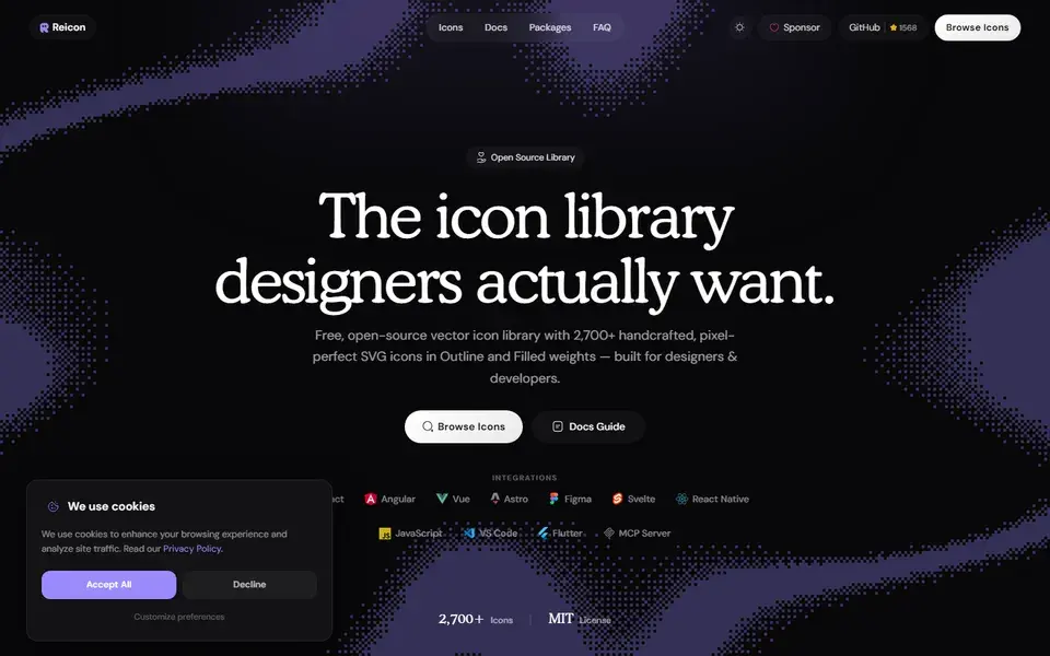 Reicon website preview