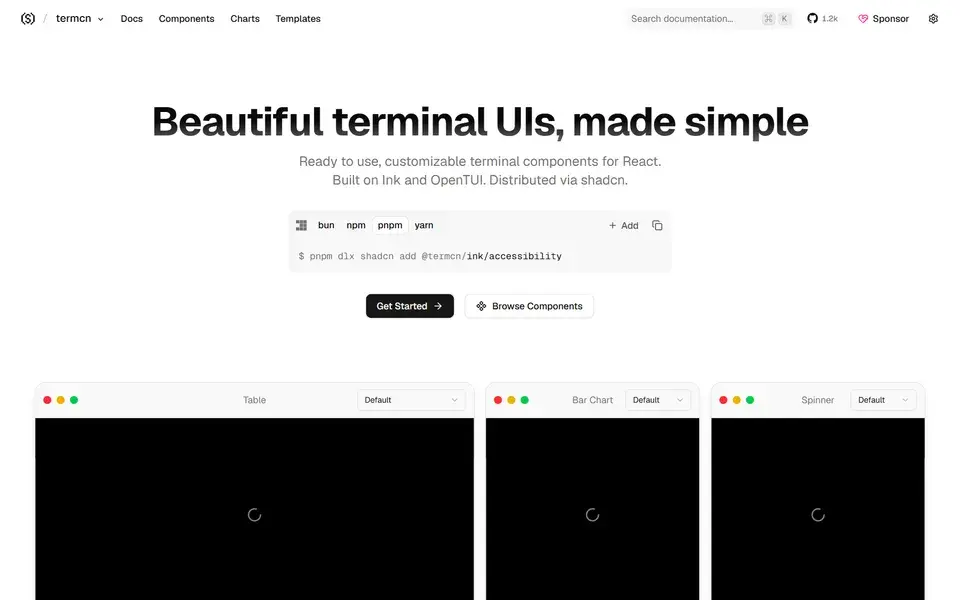 TermCN website preview