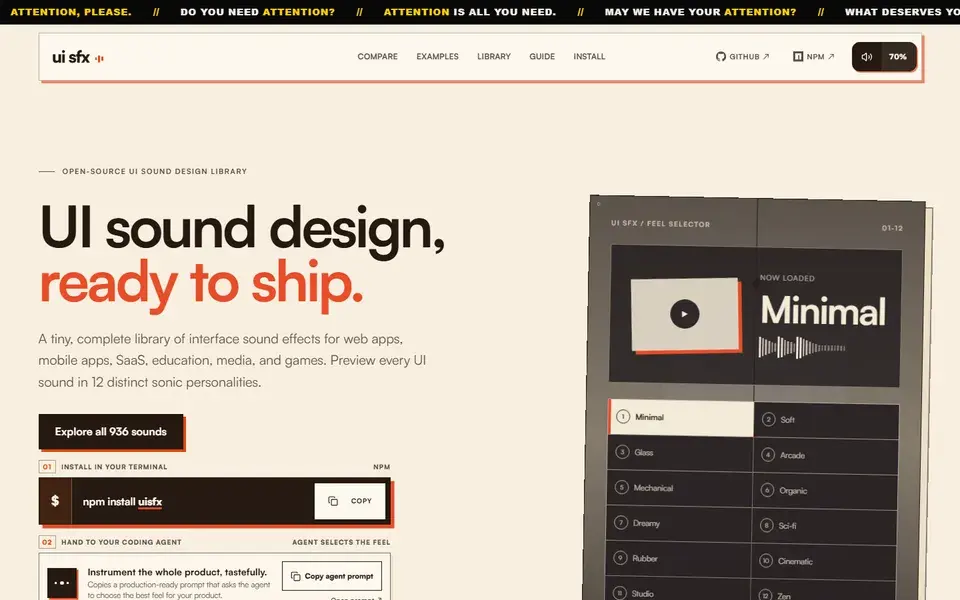 Uisfx website preview