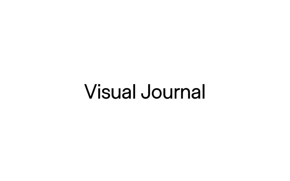 Visual Journal website preview