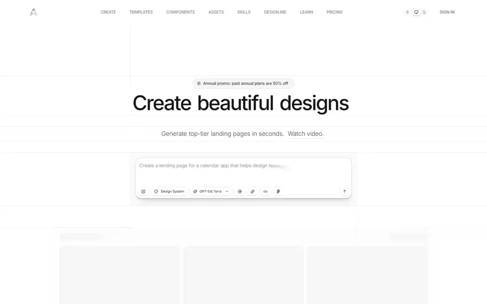Aura website preview