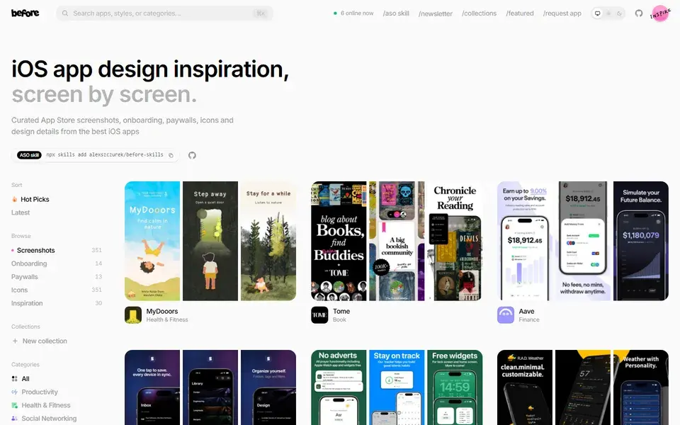 Before website preview
