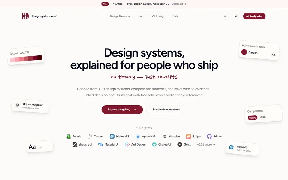 Design Systems website preview