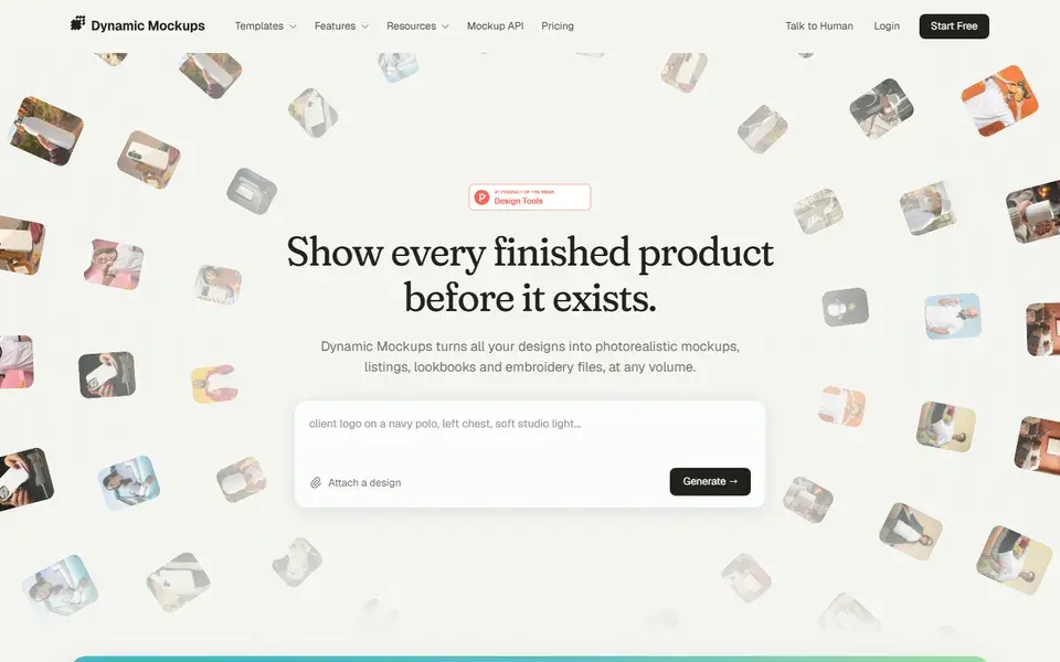 Dynamic Mockups website preview