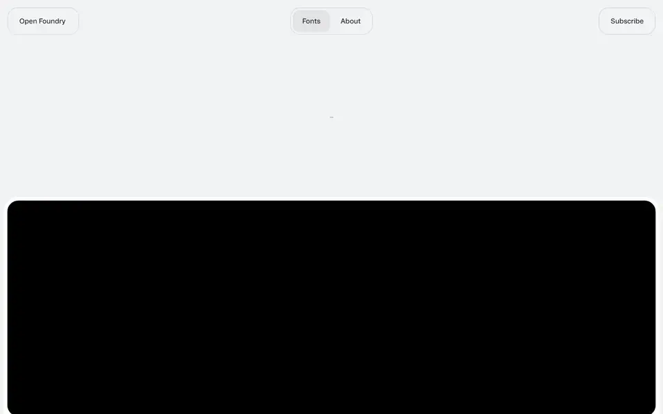 Open Foundry website preview