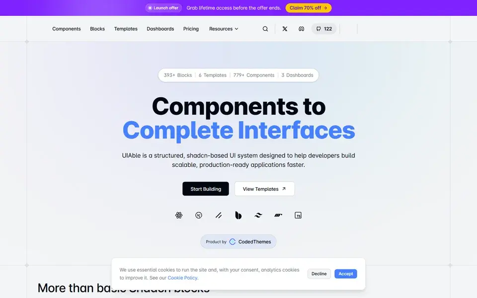 UIAble website preview