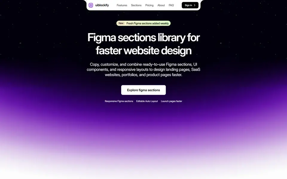 Uiblockify website preview